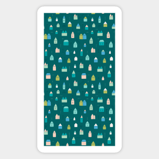 Tiny houses Sticker